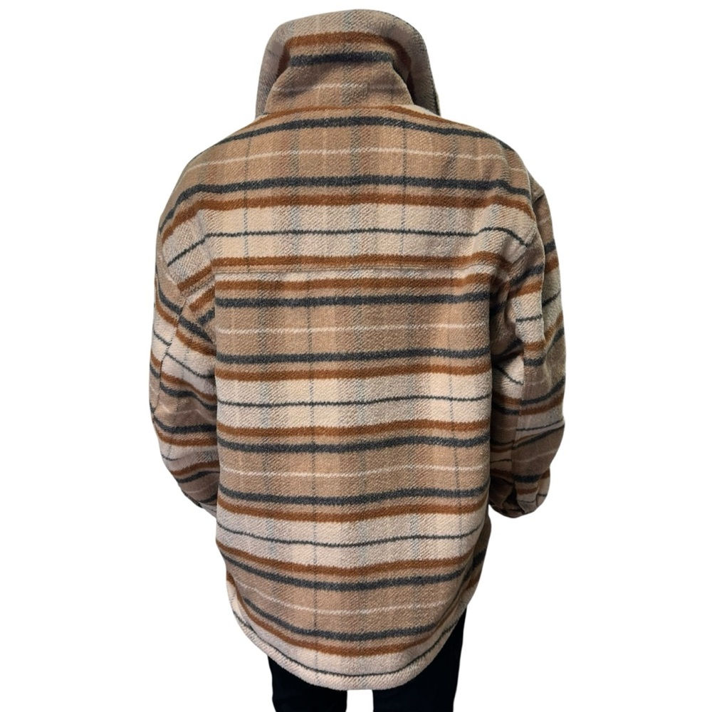 Billabong Women's Lucky Day Trucker Jacket Quilted Padded Multicolor Sz Large - Picture 5 of 16